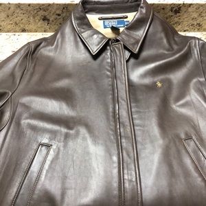Ralph Lauren polo leather jacket